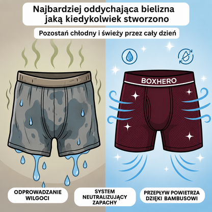 BOXHERO - Bokserki Męskie
