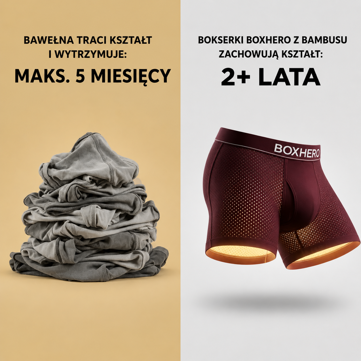 BOXHERO - Bokserki Męskie